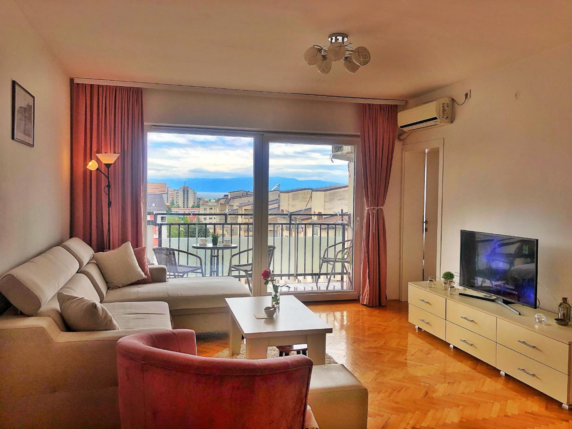 Nadia Apartment Ohrid With Lake View 外观 照片